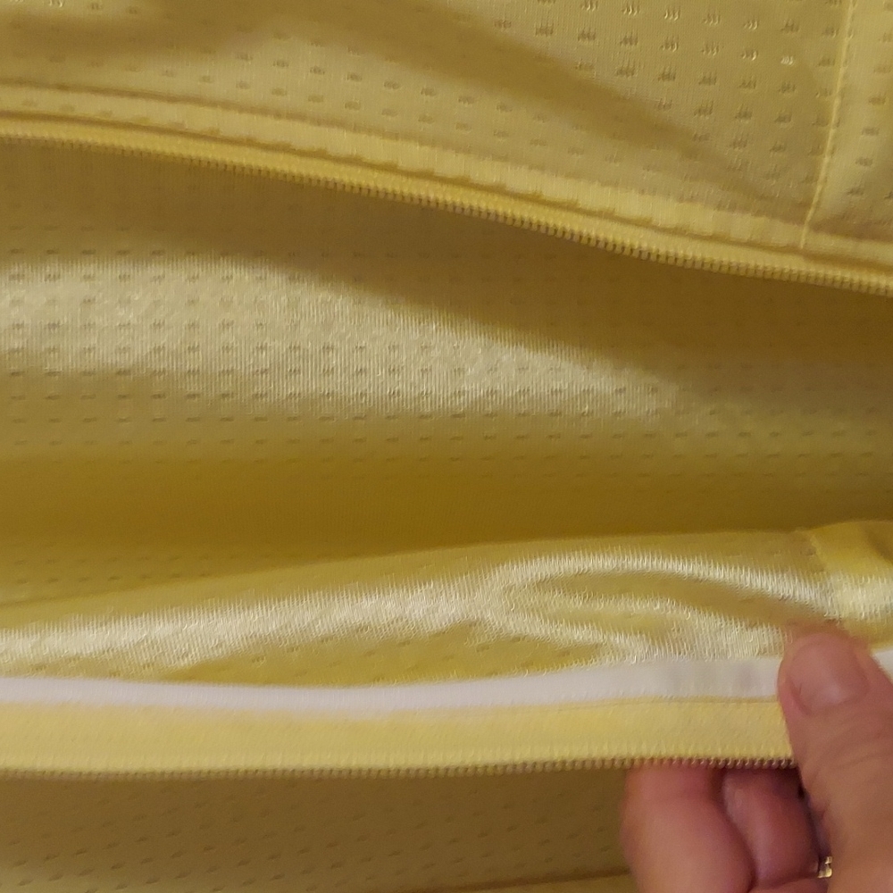 VTG Nike Yellow Silky Runners Jacket M - Picture 8 of 8